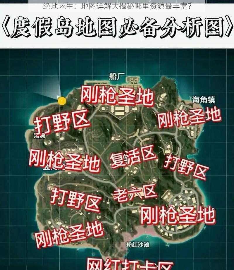 绝地求生：地图详解大揭秘哪里资源最丰富？