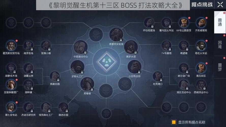 《黎明觉醒生机第十三区 BOSS 打法攻略大全》